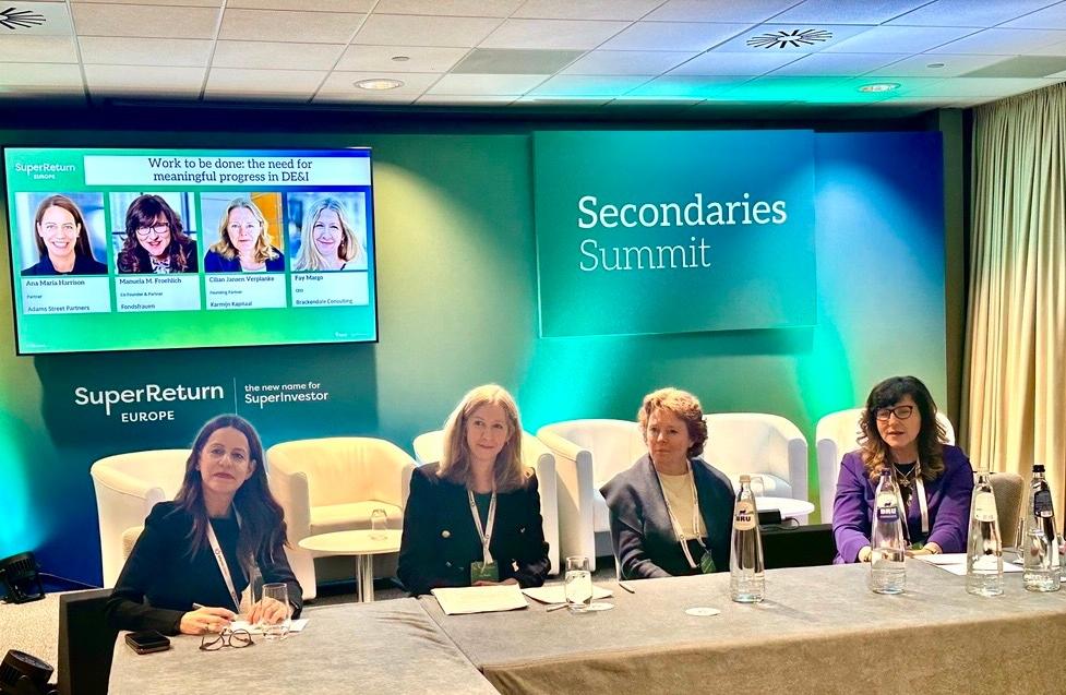 DEI discussion at SuperReturn Europe